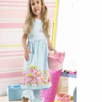 Patrón gratis: vestido de niña Bernina