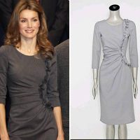 Patrón gratis vestido princesa Letizia