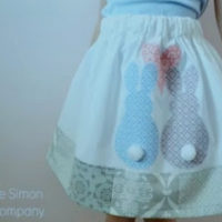 tutorial para hacer una falda de niña con retales de tela reciclada