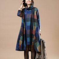 vestido a cuadros
