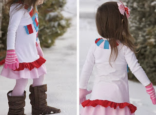 cómo hacer un vestido de niña con unas camisetas