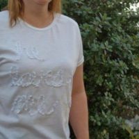DIY camiseta con mensaje