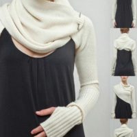 patrón gratis sleeve shrug