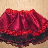 falda con volante para disfraces