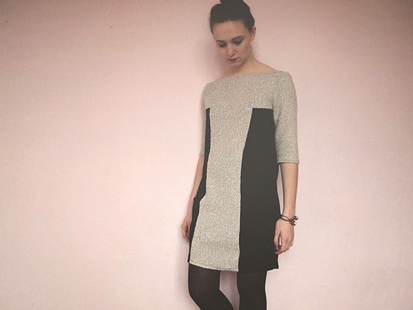 vestido con bloques, patrón y tutorial