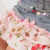 paso a paso para hacer una falda vaquera con volantes