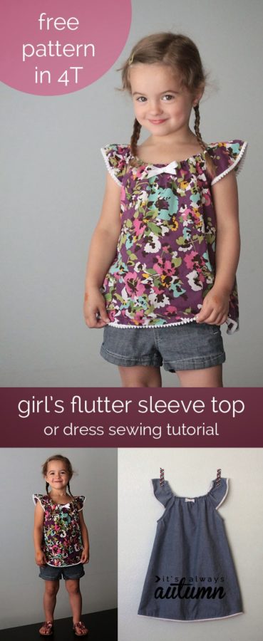 patrón y tutorial vestido de niña
