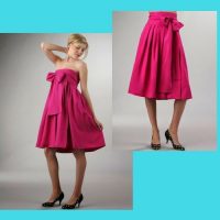 patron gratis falda y vestido envolvente