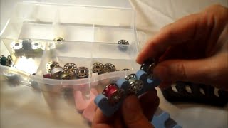 truco para organizar las canillas de la máquina de coser