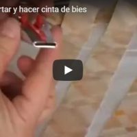 Truco para hacer cinta de bies en casa