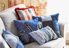 decorar con retales de tela vaquera