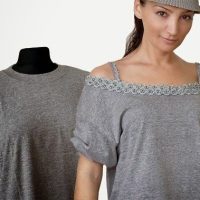 DIY otra idea para transformar una camiseta de hombre
