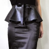 paso a paso cinturón peplum