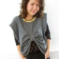 tutorial para convertir un jersey en un elegante top