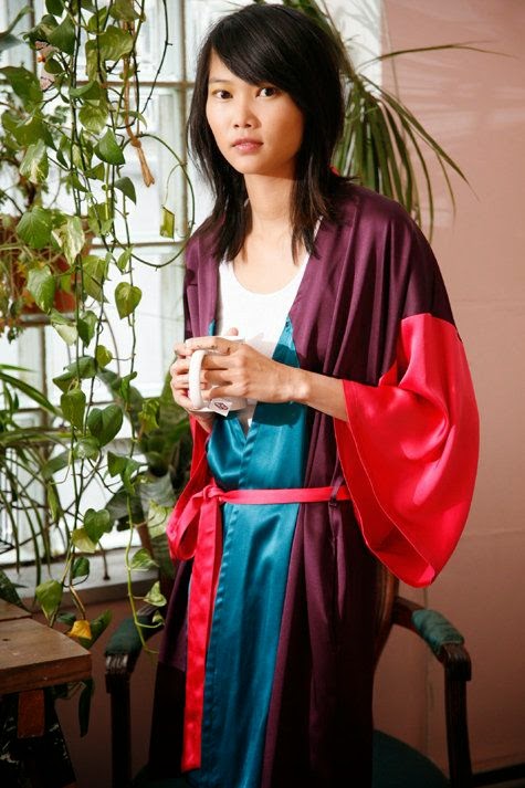 kimono o bata de casa. Patrón gratis
