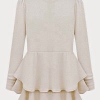 patrón gratis de top con peplum