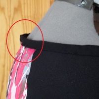truco para arreglar un escote