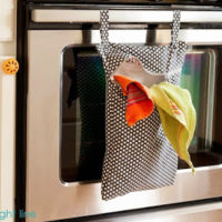 patrón gratis bolsa auxiliar cocina