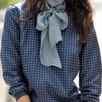 patron de blusa con manga larga