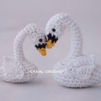 patrón cisnes amigurimi